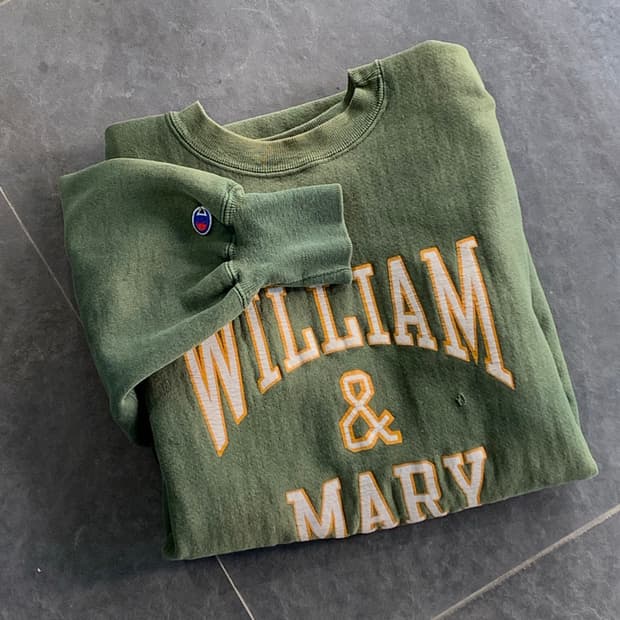 90s 챔피온 리버스위브 스웻셔츠 WILLIAM & MARY