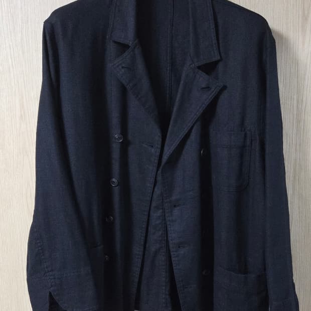 워드로브41 컴포트 더블 자켓 블랙 