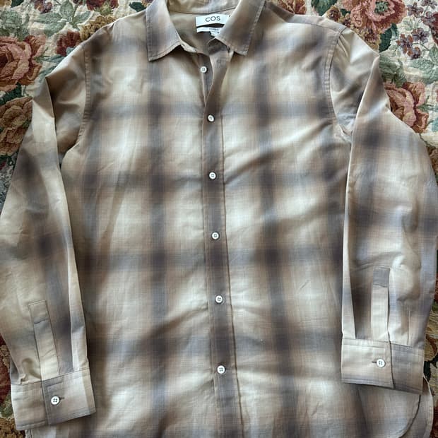 Cos 체크셔츠 L