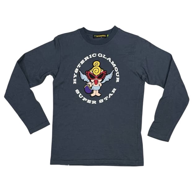 히스테릭 글래머 아카이브 천사 히스테릭 베이비 롱슬리브 티셔츠