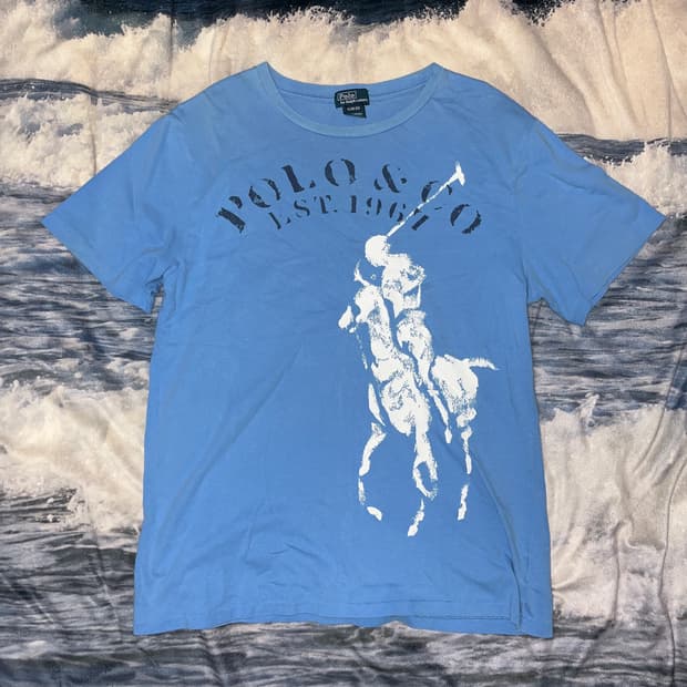 Polo Big Logo Blue T-shirt