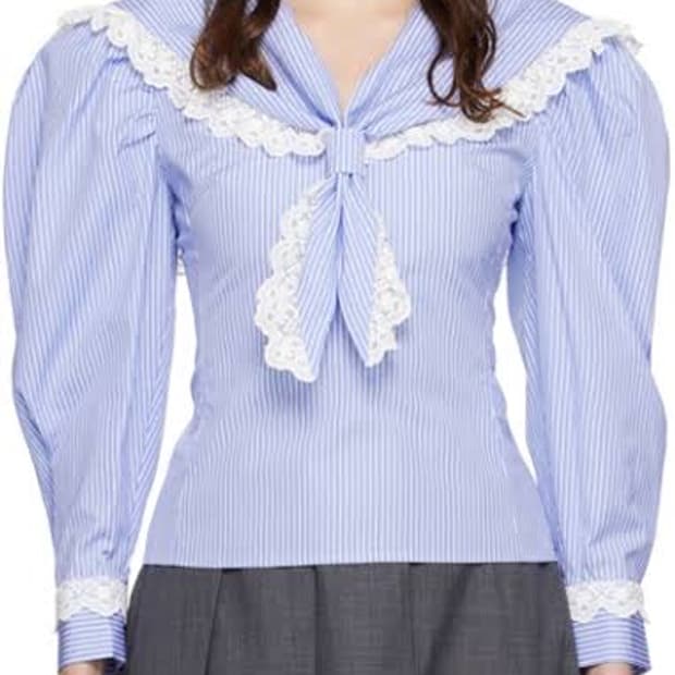 슈슈통 블라우스 새상품