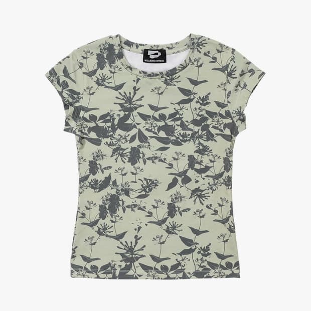 웰빙익스프레스 Garden Print Half Sleeve
