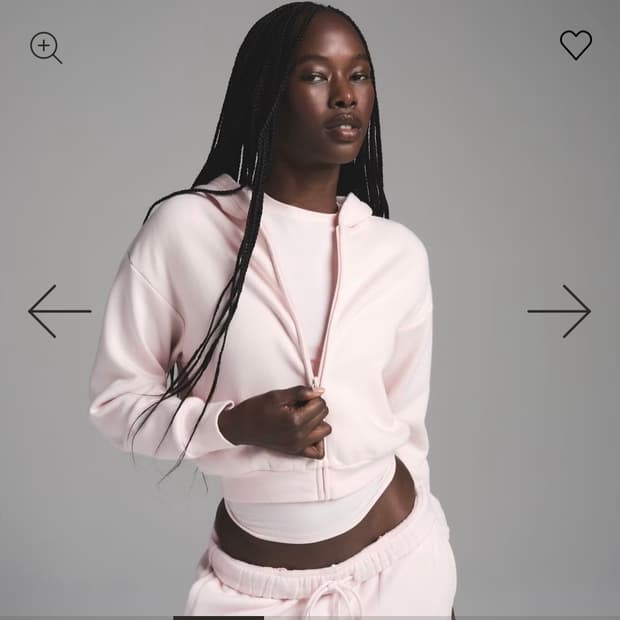 택ㅇ 새상품) 스킴스 skims 후드집업 핑크