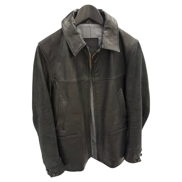스투시 디테일 레더자켓 (릭오웬스)