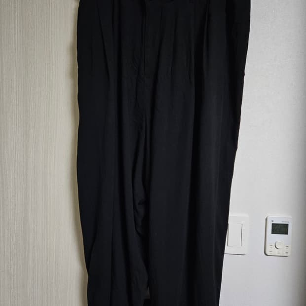 요지 야마모토 뿌르옴므 트위스트 레이온 개버딘 팬츠