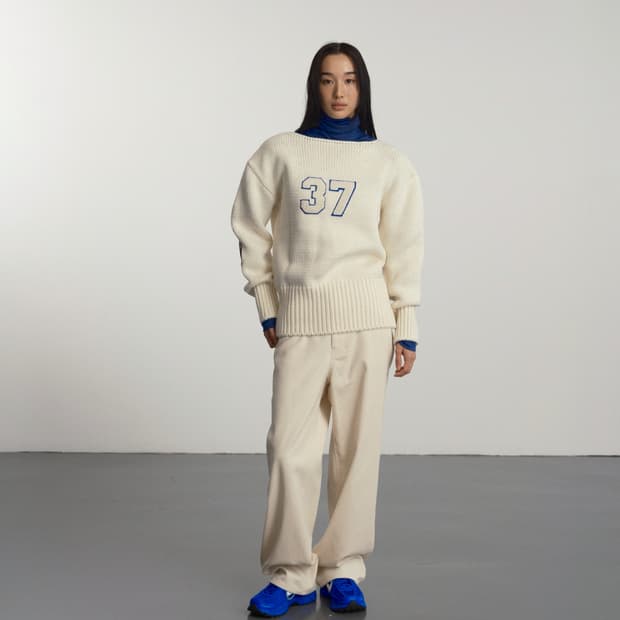 GBH 현주파크 콜라보_VINTAGE FOOTBALL KNIT