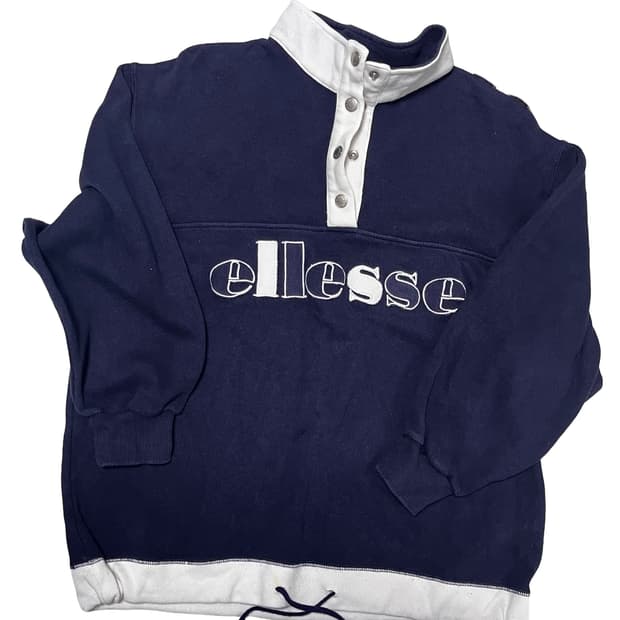 ELLESSE 올드스쿨 빅로고 아노락