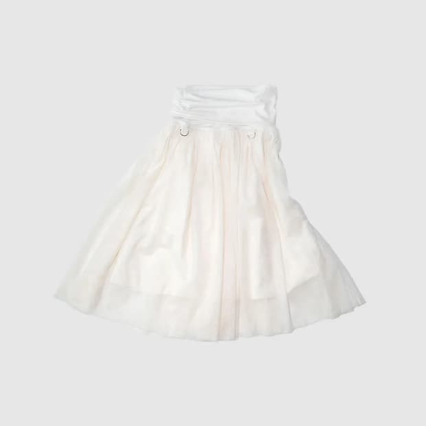 인앤양인하모니 튤 스커트 Tulle skirt, ivory