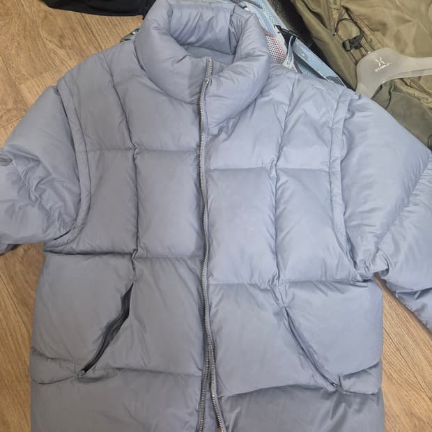 팔렛 디테쳐블 덕다운 푸퍼 그레이시 블루L