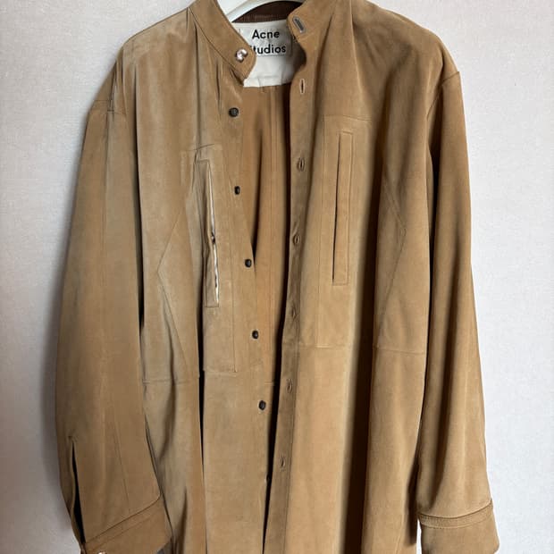 아크네 스튜디오 오버시이즈 스웨이드 셔츠 48