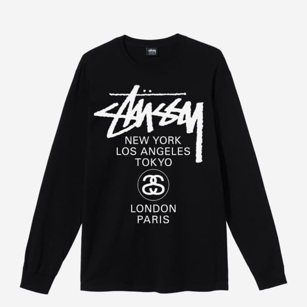 Stussy worldtour long sleeve 스투시 롱슬리브