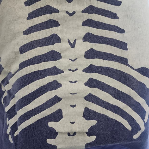 캐피탈(Kapital) 투톤 빅 플리스 스웻셔츠 블랙 퍼플