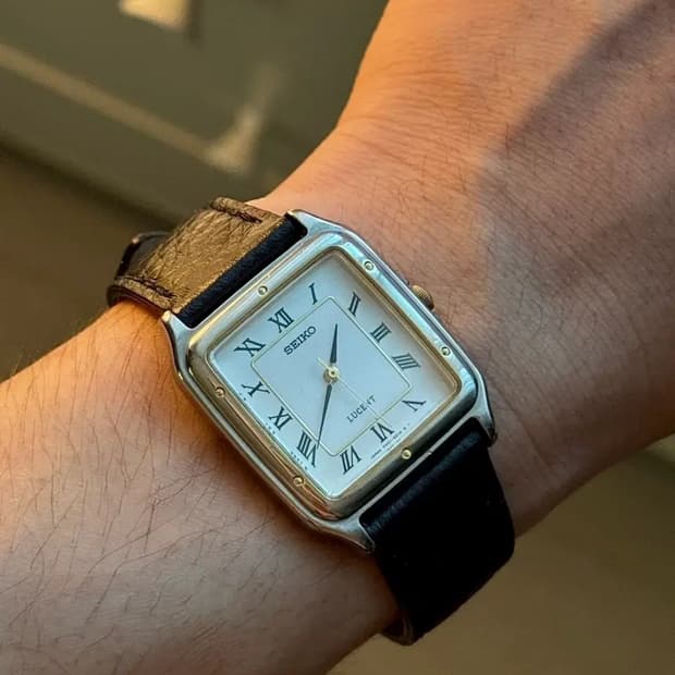 빈티지 세이코 탱크 사각