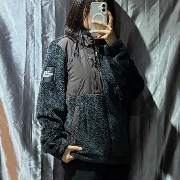 M 노스페이스 화이트라벨 나일론 플리스 자켓