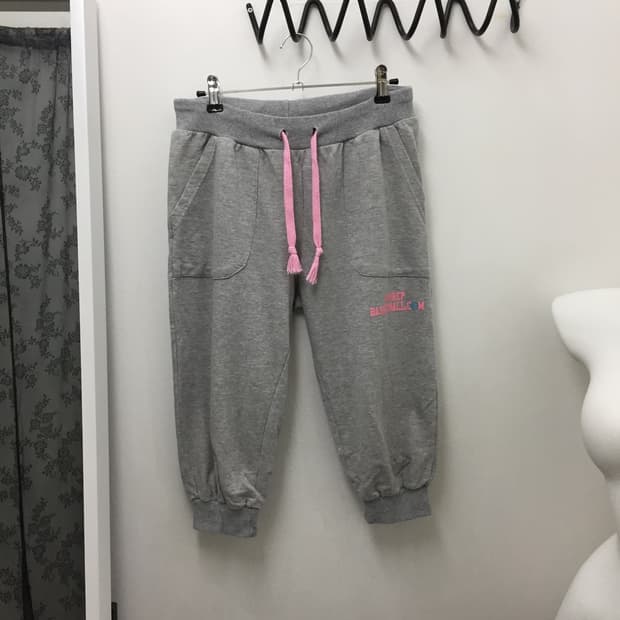 00‘s 핑크 그레이 7부 조거 팬츠