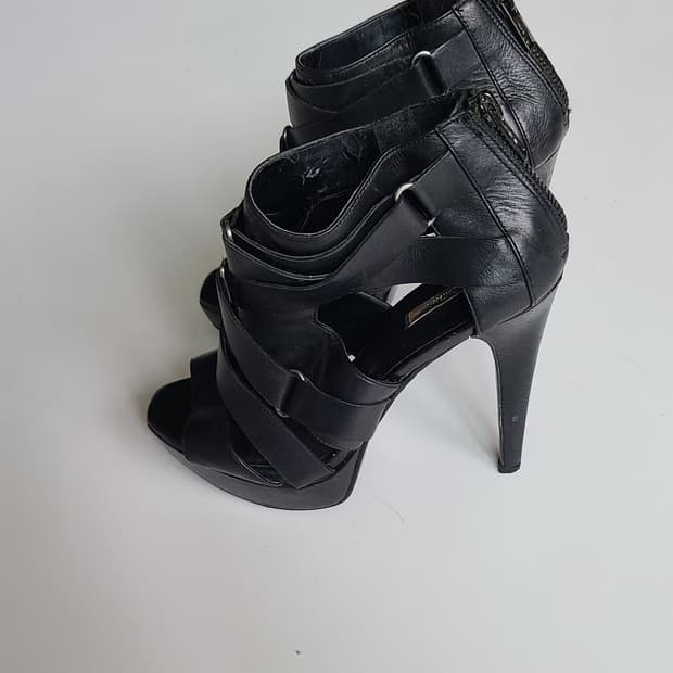 Zara Collection 플랫폼 하이힐 샌들 37