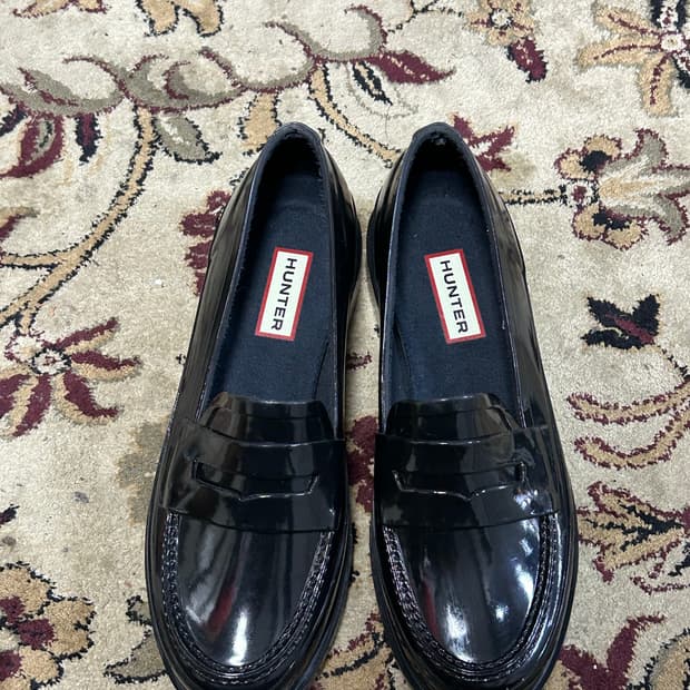 헌터 오리지널 페니 로퍼 블랙 235