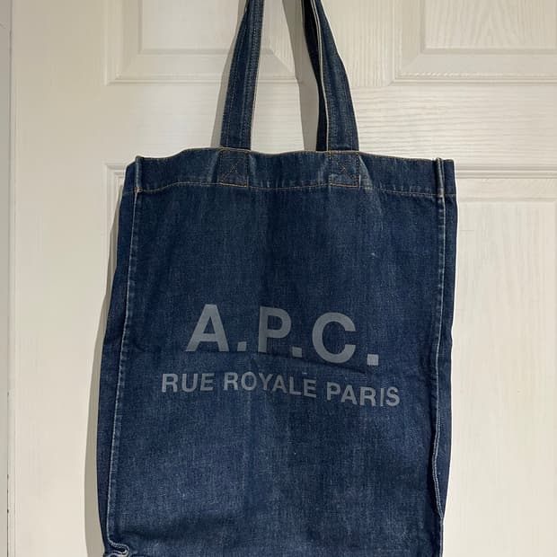 A.P.C 아페쎄 데님 에코백