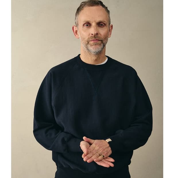 [46] cantate fluffy sweatshirt navy