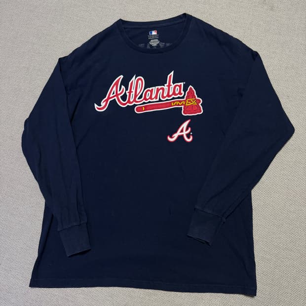 MLB 애틀랜타 브레이브스 긴팔 티셔츠