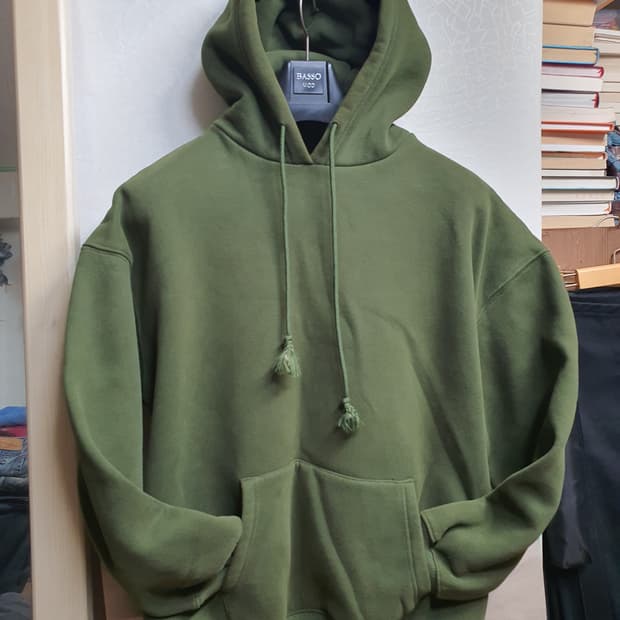 발렌시아가 백로고 헤비후드 