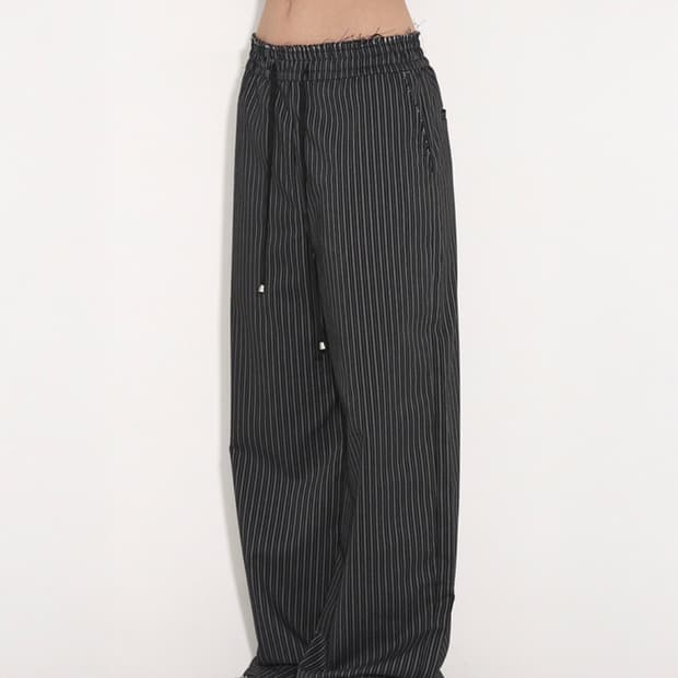 [2] 폴리수엠 FINAL EFFORTLESS PANTS BLACK