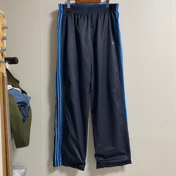 (36)90s 아디다스 올드스쿨 와이드핏 기모 트랙 팬츠
