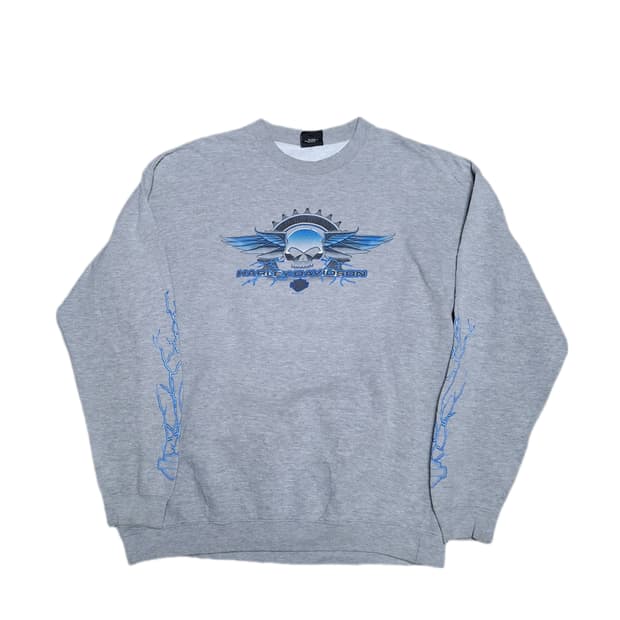 00s 할리데이비슨 feel the thunder 라이트닝 썬더 스웻