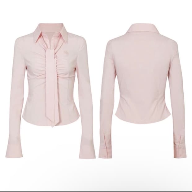 페인오어플레져 비비안 셔츠 S 핑크