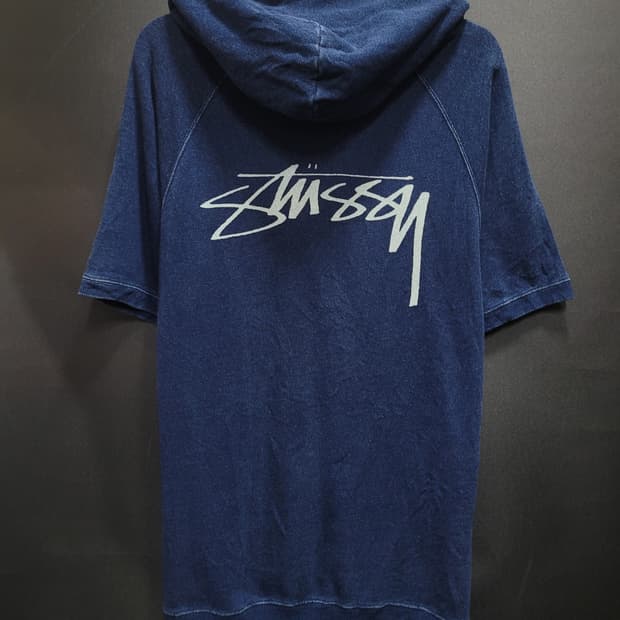 stussy 스투시 빈티지 90s 아카이브 빅로고 후드