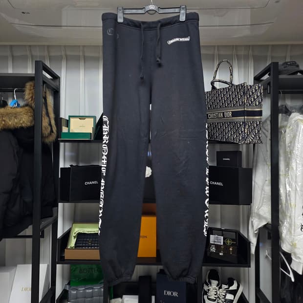 {클로젯}[M][백화점판]크롬하츠 스크롤 스웻팬츠