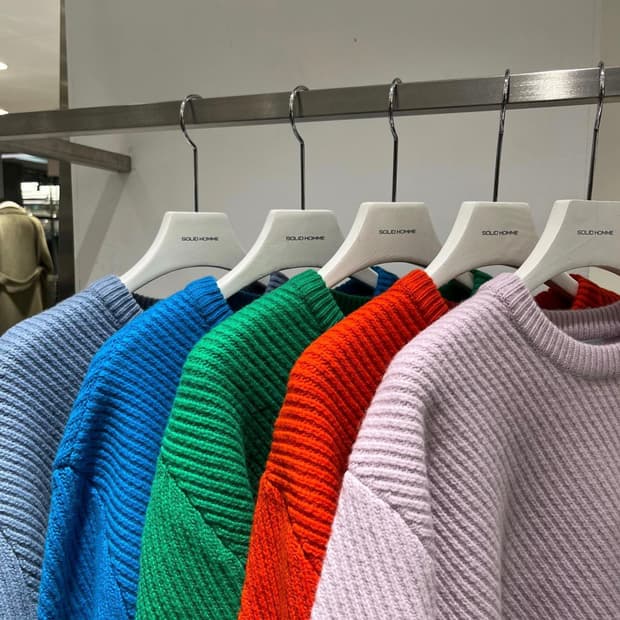 솔리드옴므 22FW 니트