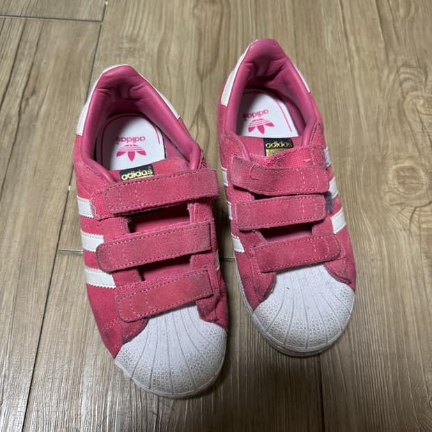 아디다스 슈퍼스타 키즈 210 핑크