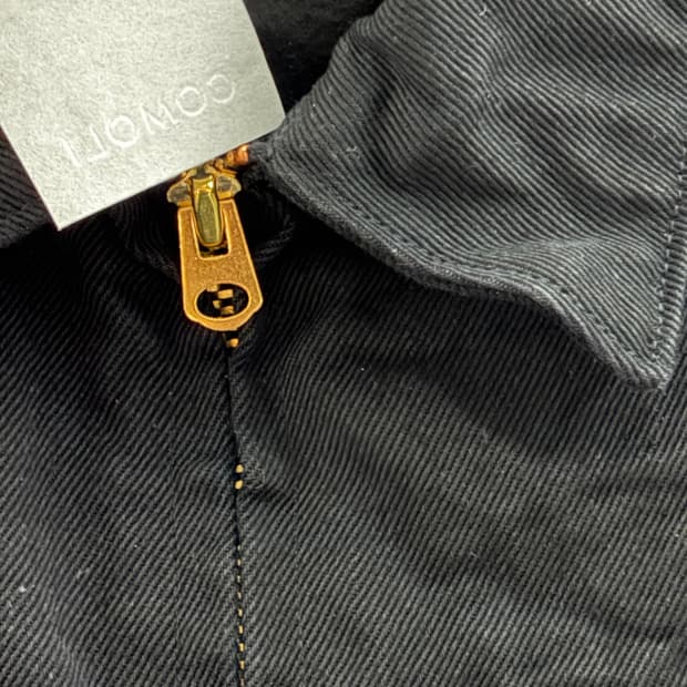 코모리 26ss 블랙데님 집업 숏 자켓 2