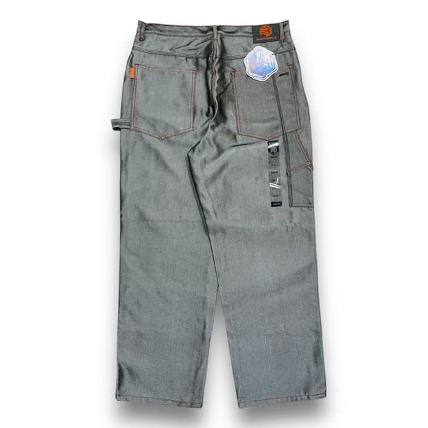 사우스폴 90s 올드스쿨 리플렉티브 실버 카펜터 팬츠