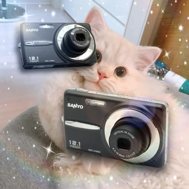 [작례O/입문추천!] 산요 작티 DSC-X1260 디지털카메라