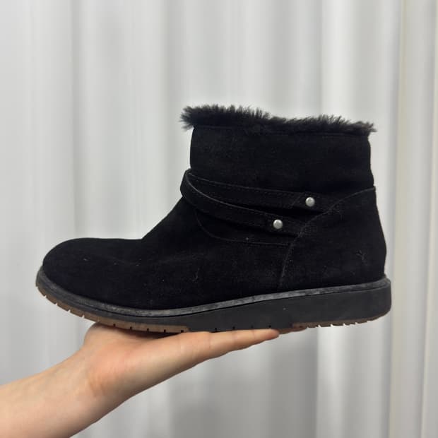 emu design suede fur shoes