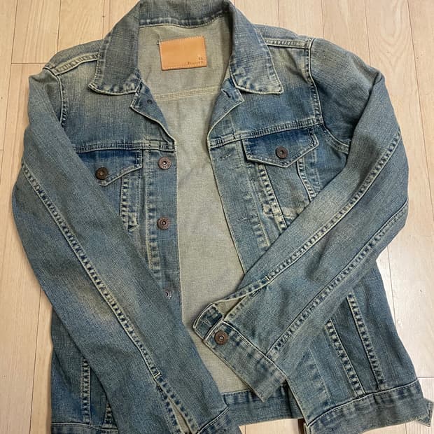 빈티지 데님자켓 xl