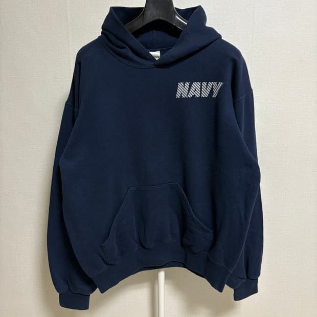 SOFFEE US NAVY 미해군 PT 후드티 / 네이비, M