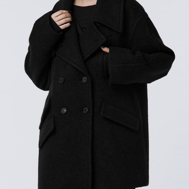 트리밍버드 헤어리더블하프코트 판매해요