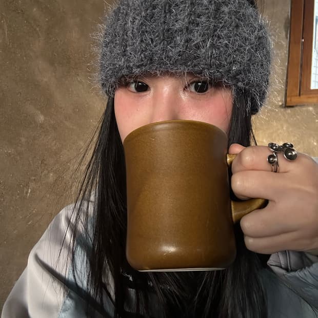 빈티지 뜨개 헤어밴드