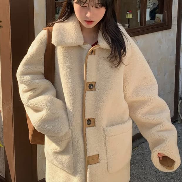 새상품 마인드브릿지 우먼 리버시블 스웨이드 무스탕