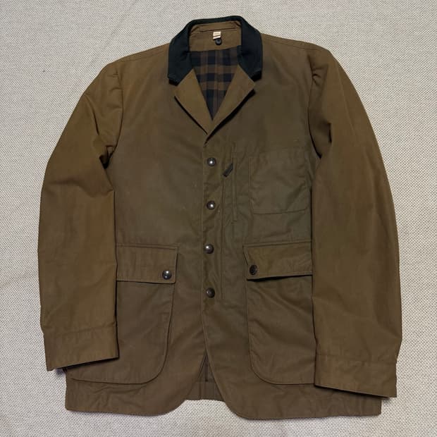 BURBERRY 버버리 런던 왁스 자켓