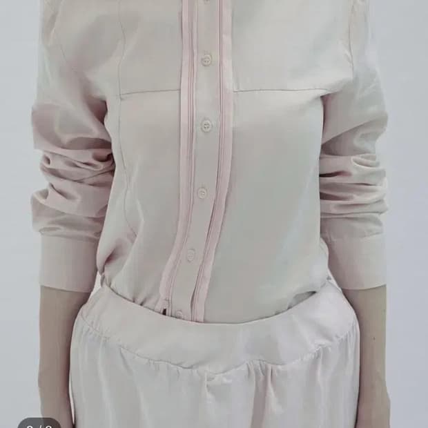 에옹쓰 오리가미 셔츠 핑크