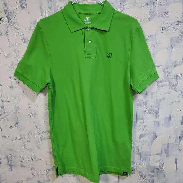 나이키 스포츠 반팔 카라티 그린 