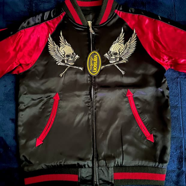 밴슨 레더   리버시블 자켓 스카쟌 수베니어자켓 ma1 스타디움자켓