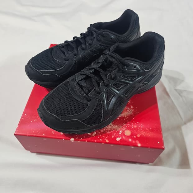 [240] 아식스 조그 100 2 블랙 jog tjg138