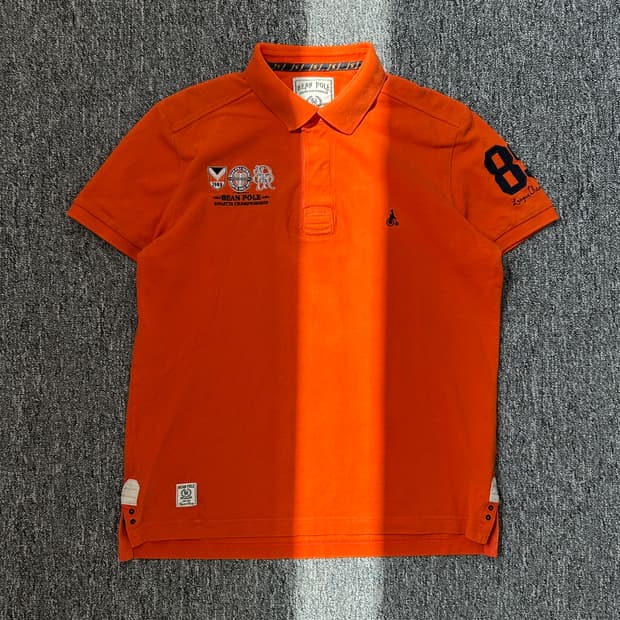 빈폴 오렌지 레가타 반팔 PK