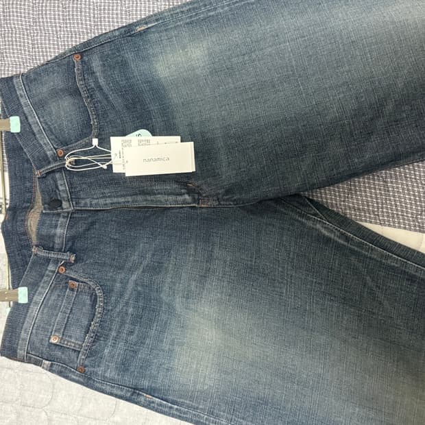 (새상품)나나미카 셀비지데님 빈티지 인디고 34